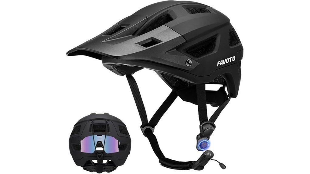 magnetic buckle mountain helmet