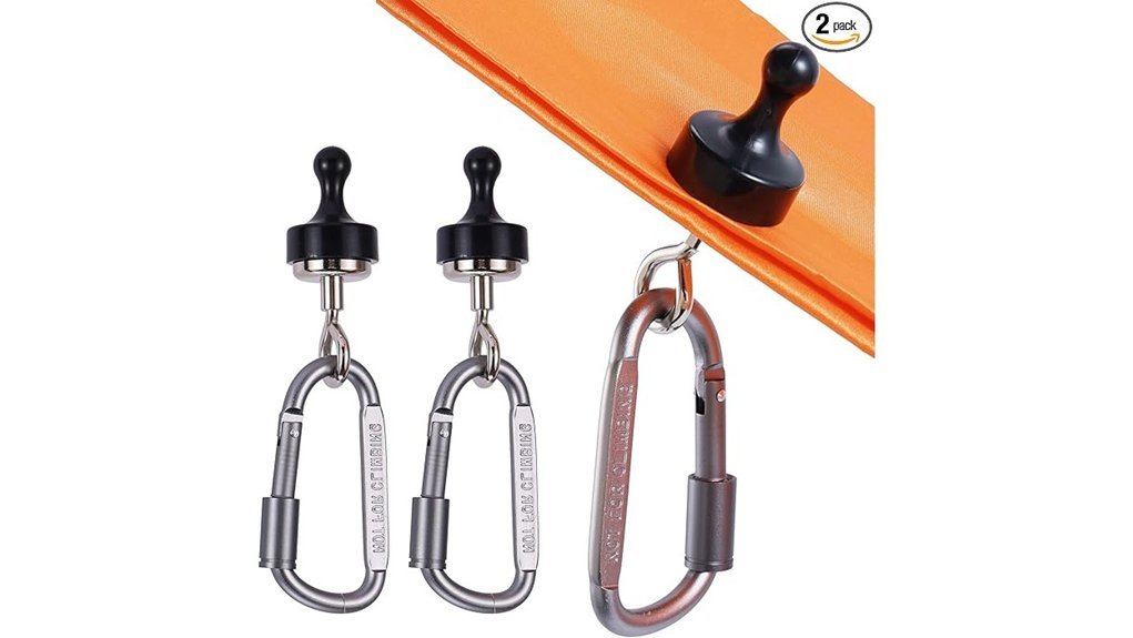 magnetic hooks for camping