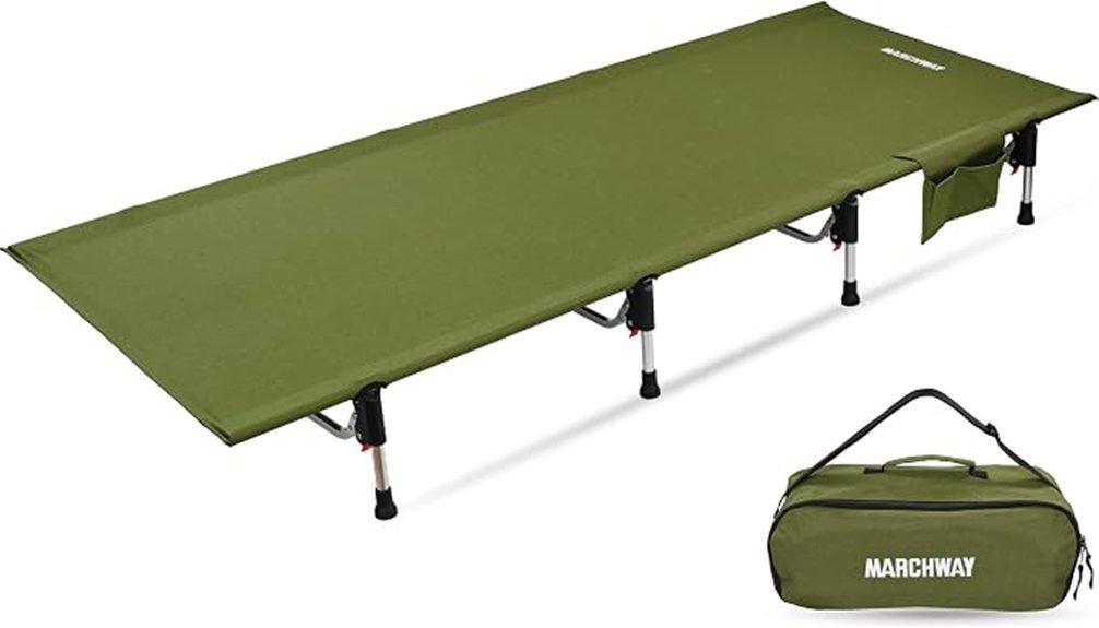marchway camping cot overview