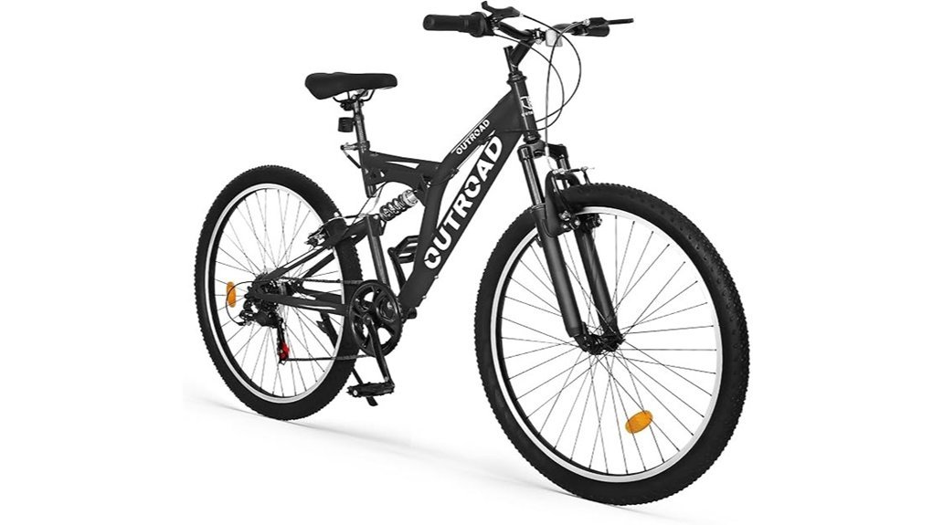 max4out dual suspension bike