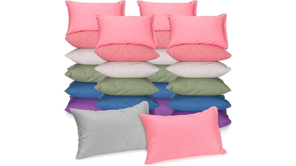 mini travel cotton pillows