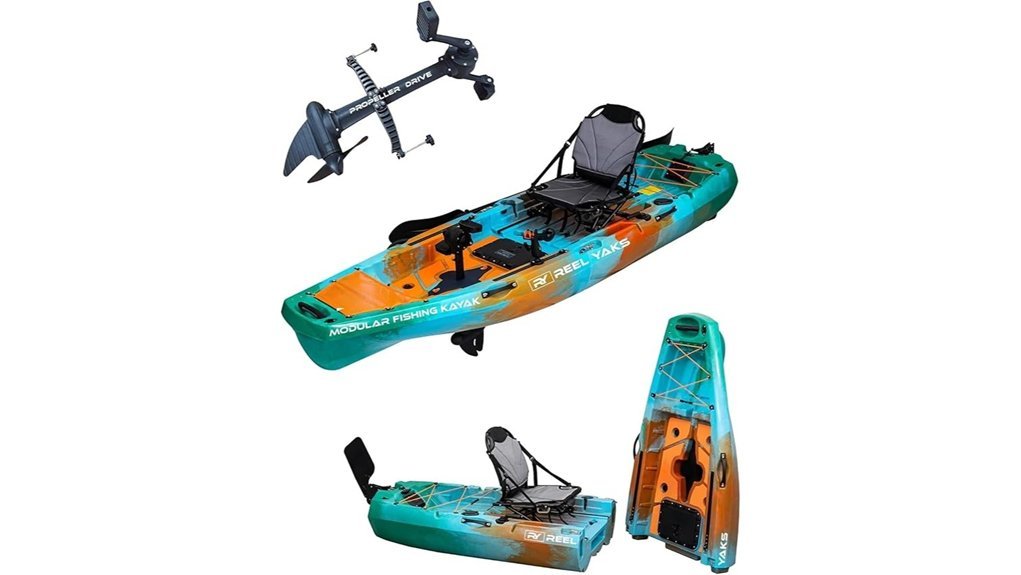 modular 10ft fishing kayak