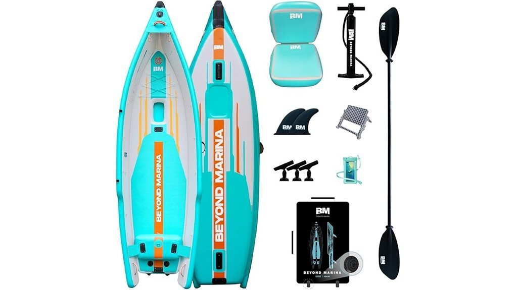 motorized inflatable kayak option