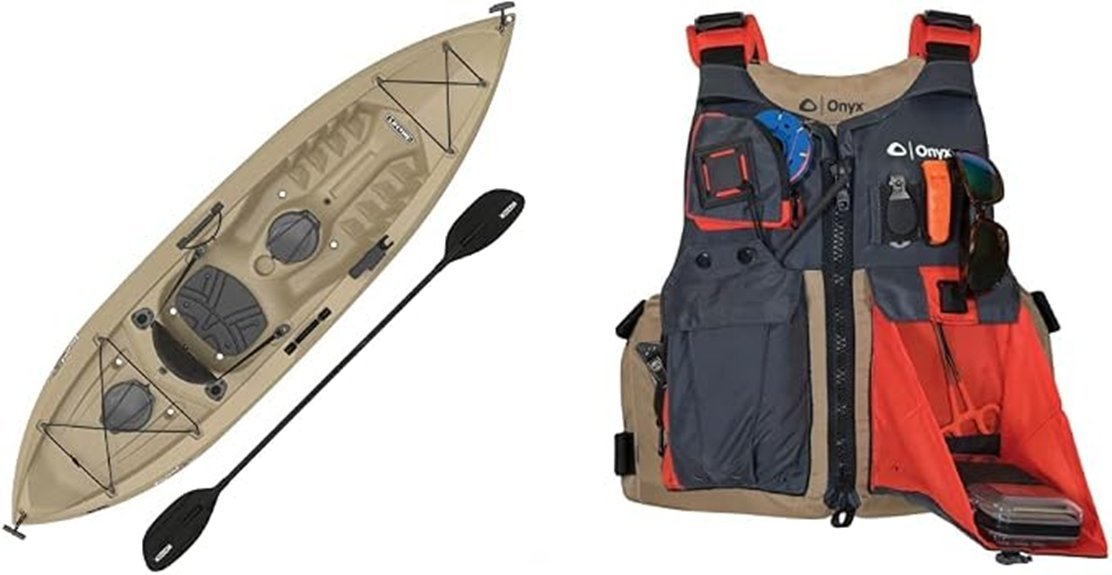 muskie fishing sit on top kayak