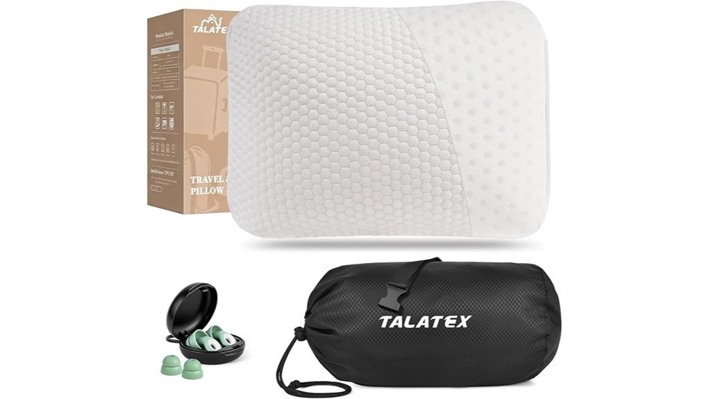 natural latex travel pillow