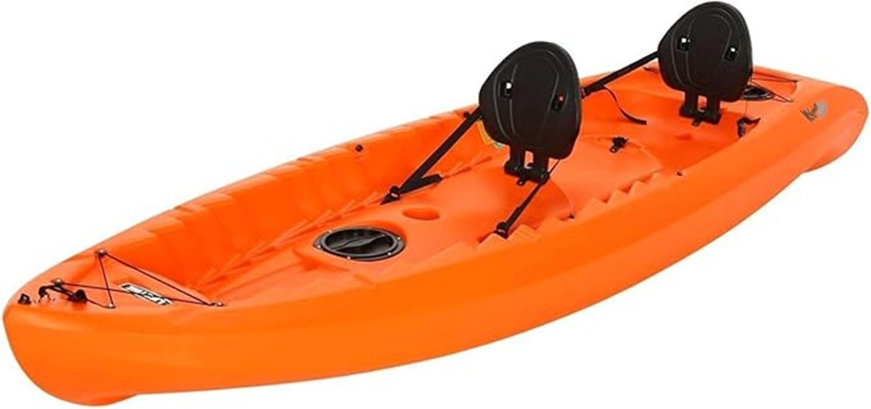 orange 10 6 kayak model