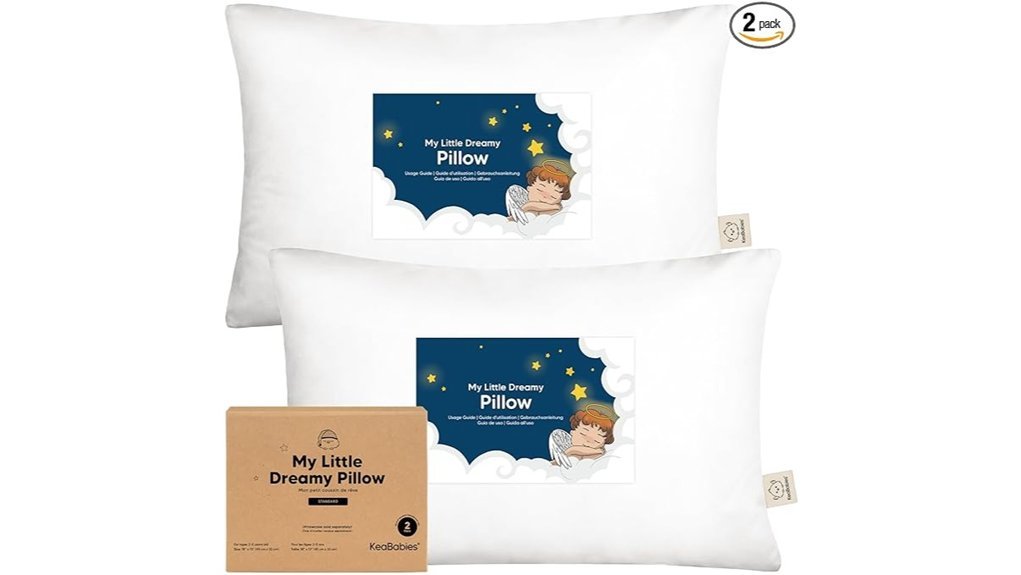 organic toddler pillows pack