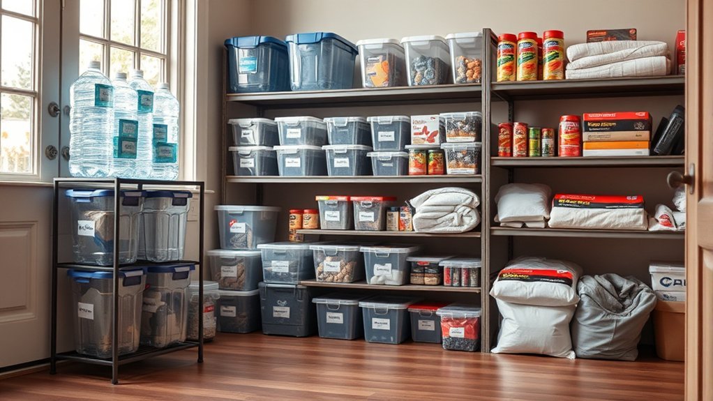 organized emergency preparedness spaces