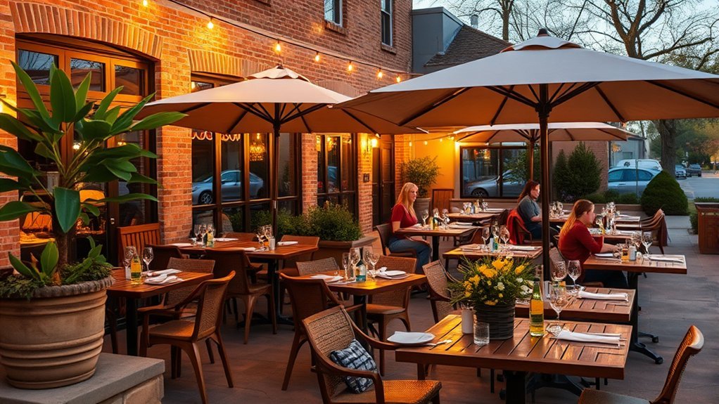 outdoor dining in broken arrow