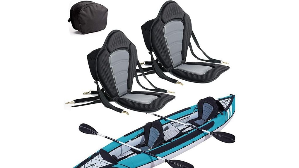 padded backrest with storage