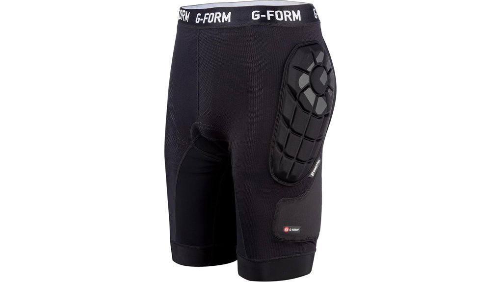 padded compression shorts protective