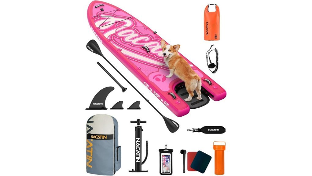 paddle board with ramp