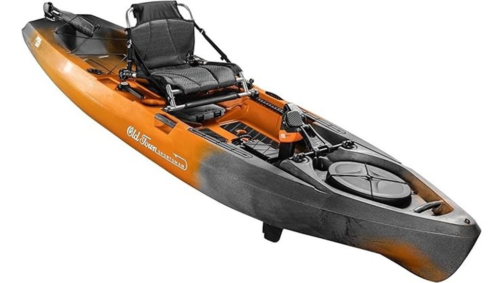 pedal powered fishing kayak