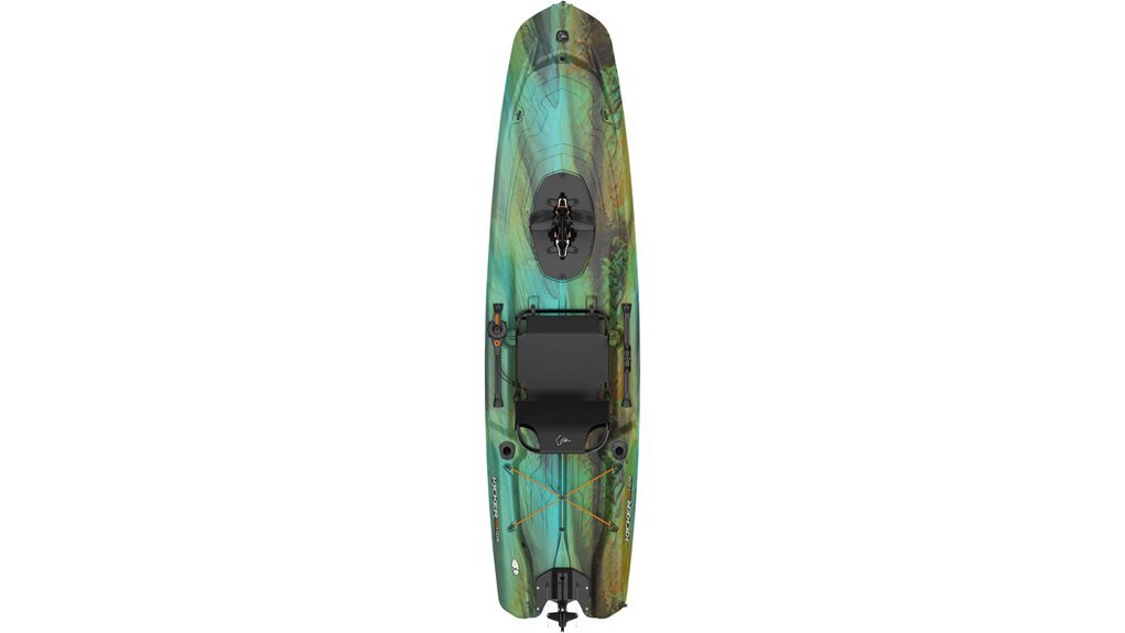 pedal powered fishing kayak
