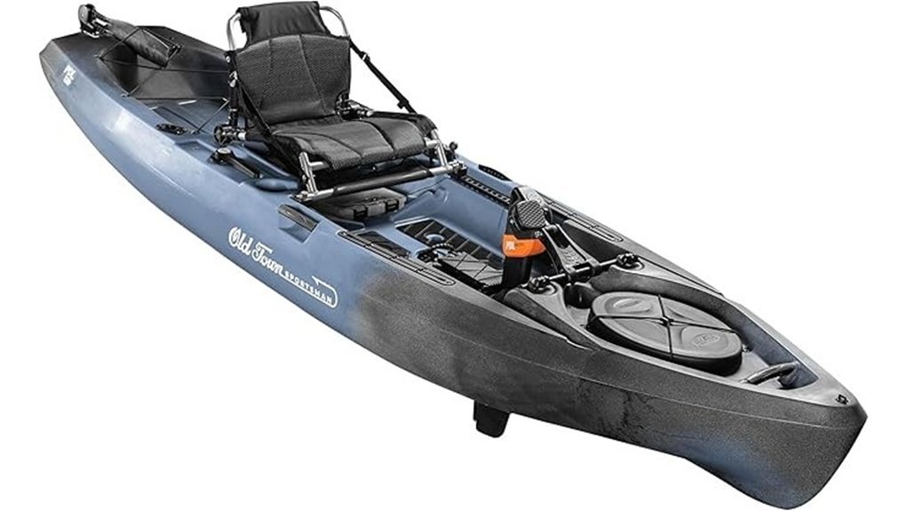 pedal powered fishing kayak