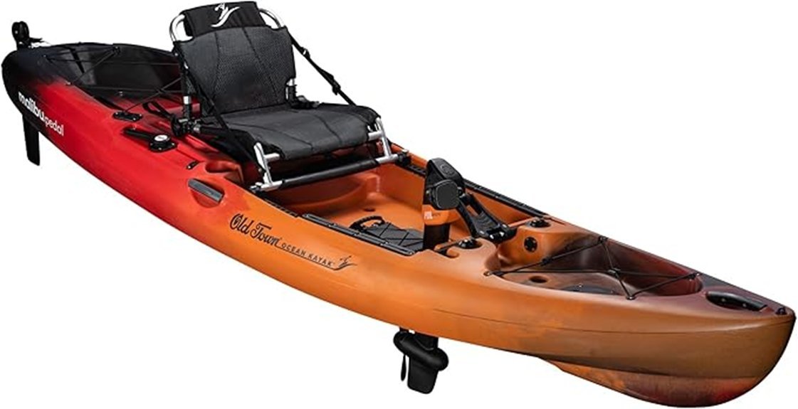 pedal powered ocean kayak