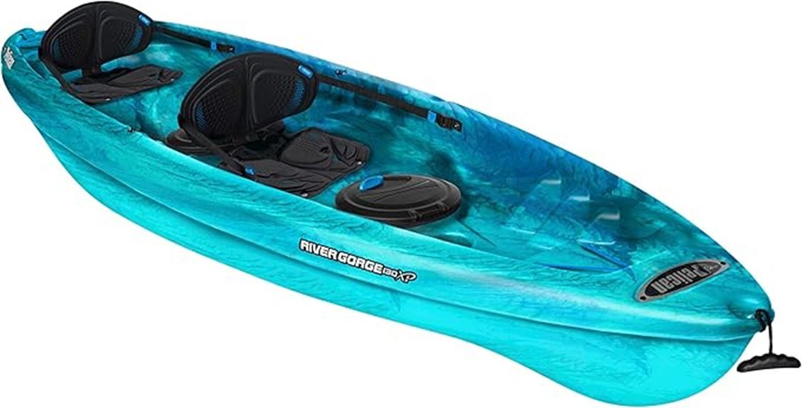 pelican river tandem kayak