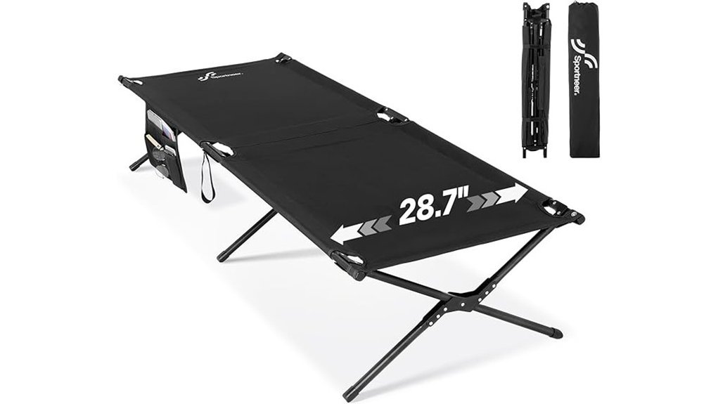portable adult camping cot