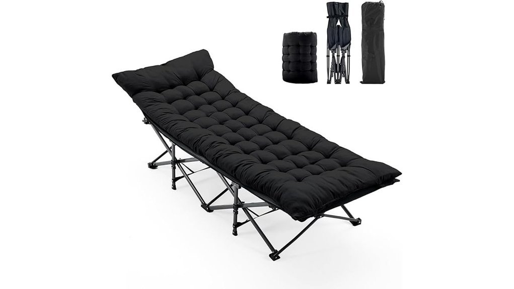 portable camping cot set