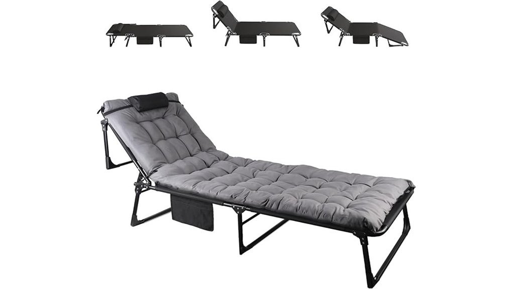 portable camping cot set