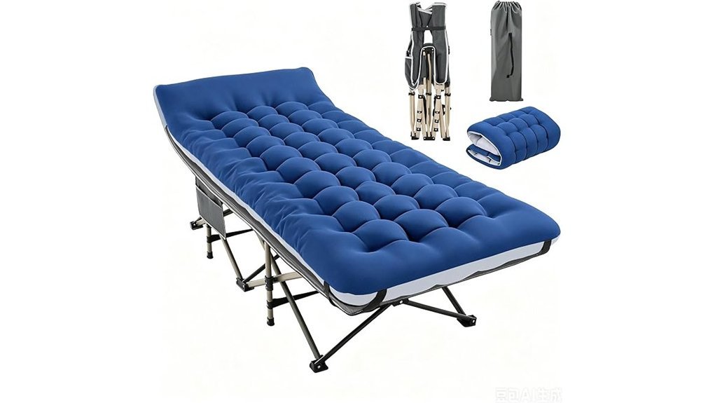 portable camping cot set