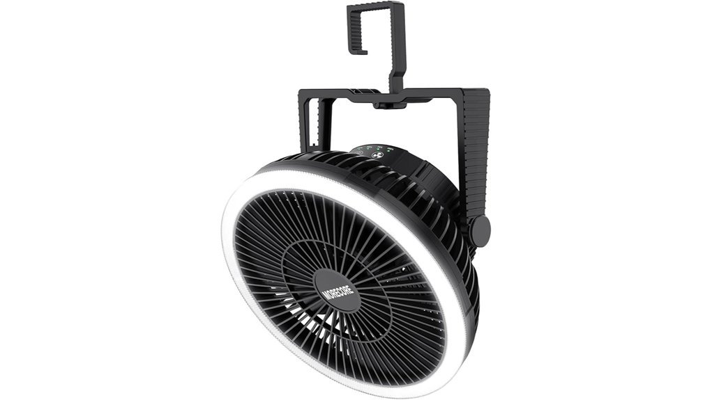 portable fan and lantern