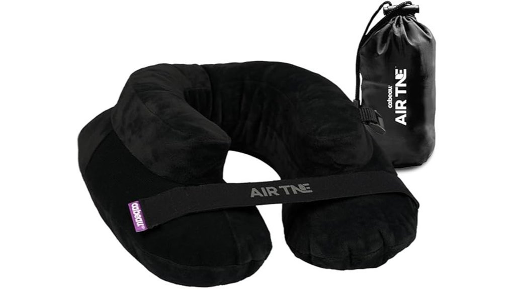 portable inflatable travel pillow