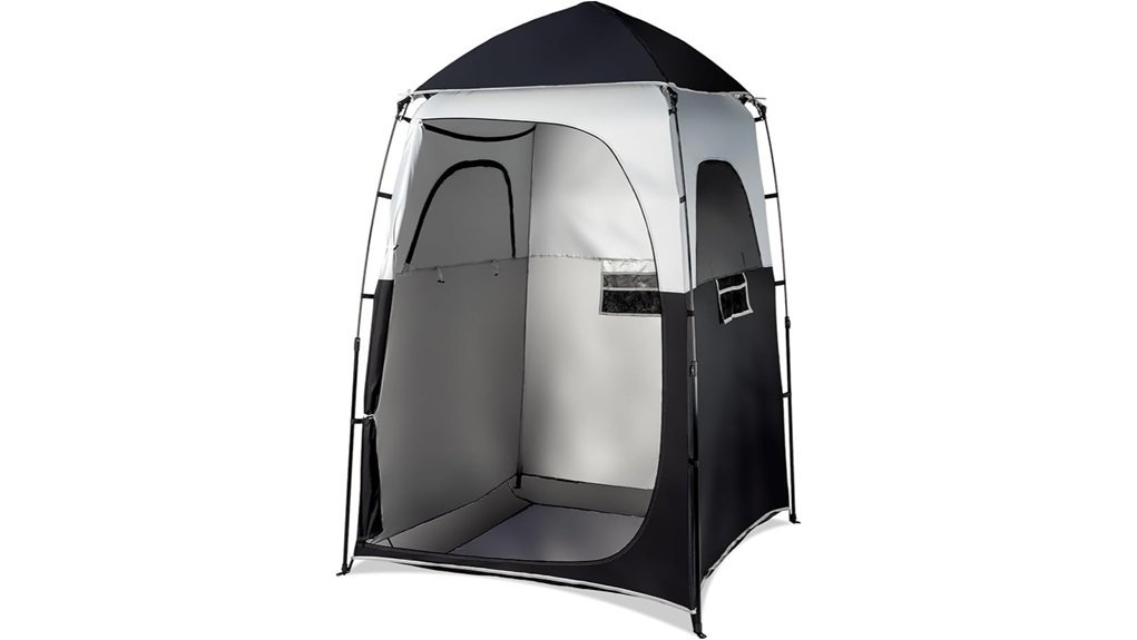 portable mesh shower tent