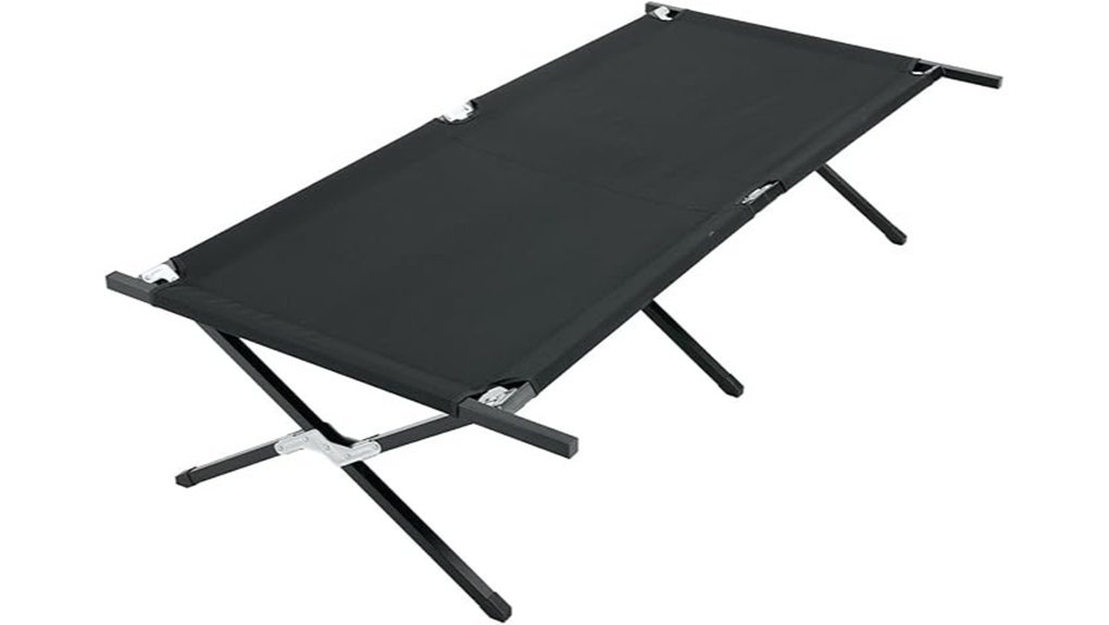 portable metal frame cot