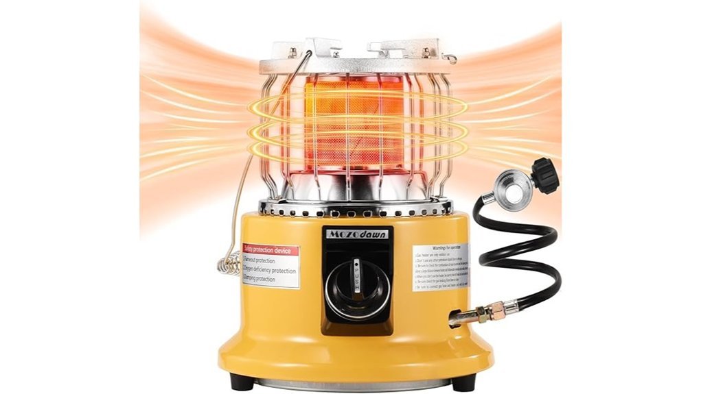 portable propane heater stove