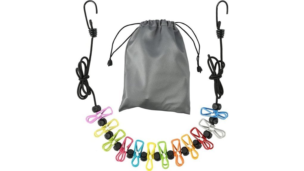 portable retractable clothesline system