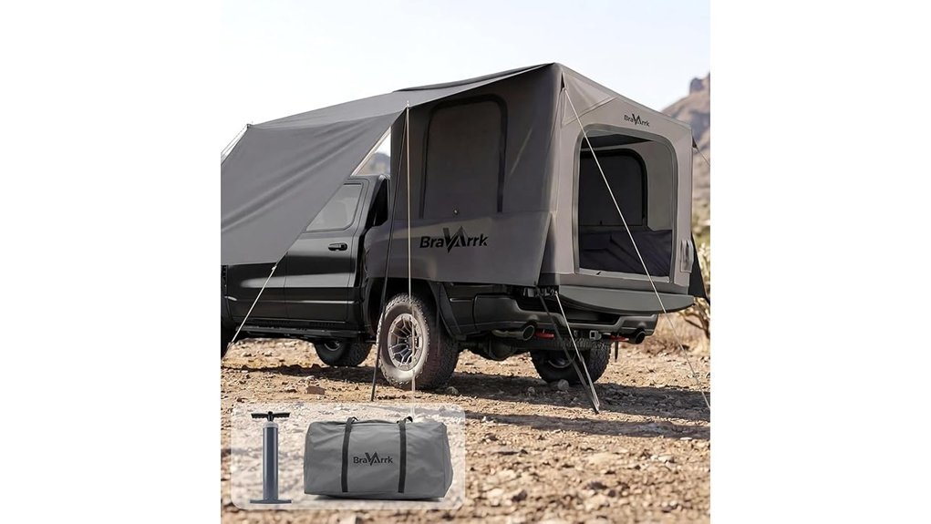portable truck bed shelter