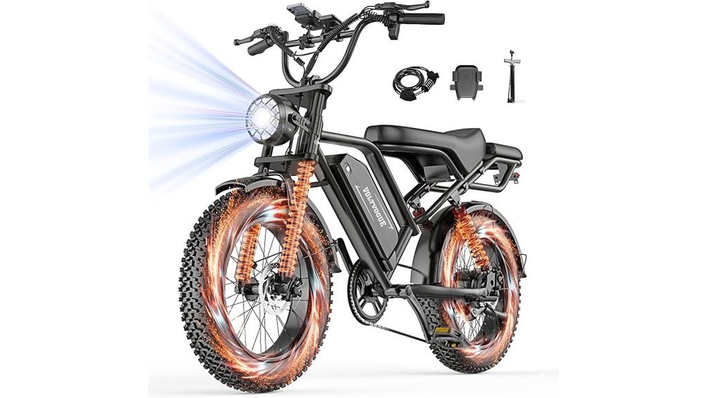 powerful electric mountain bike