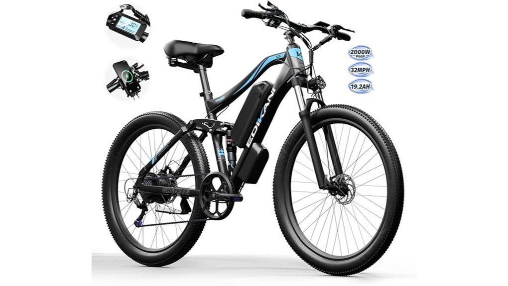powerful electric mountain bike