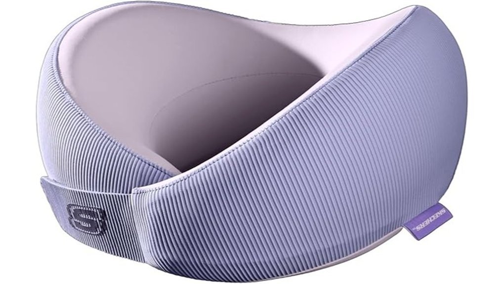 purple memory foam pillow
