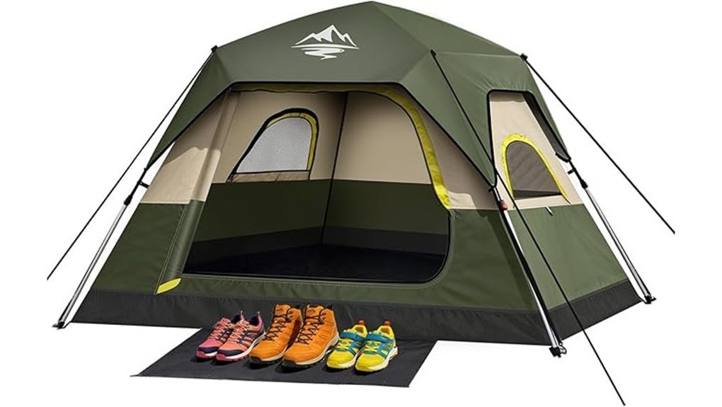 quick setup waterproof tent