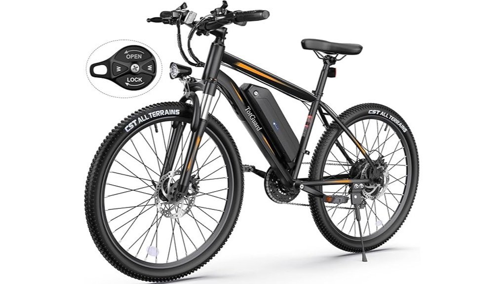 removable battery mountain bike