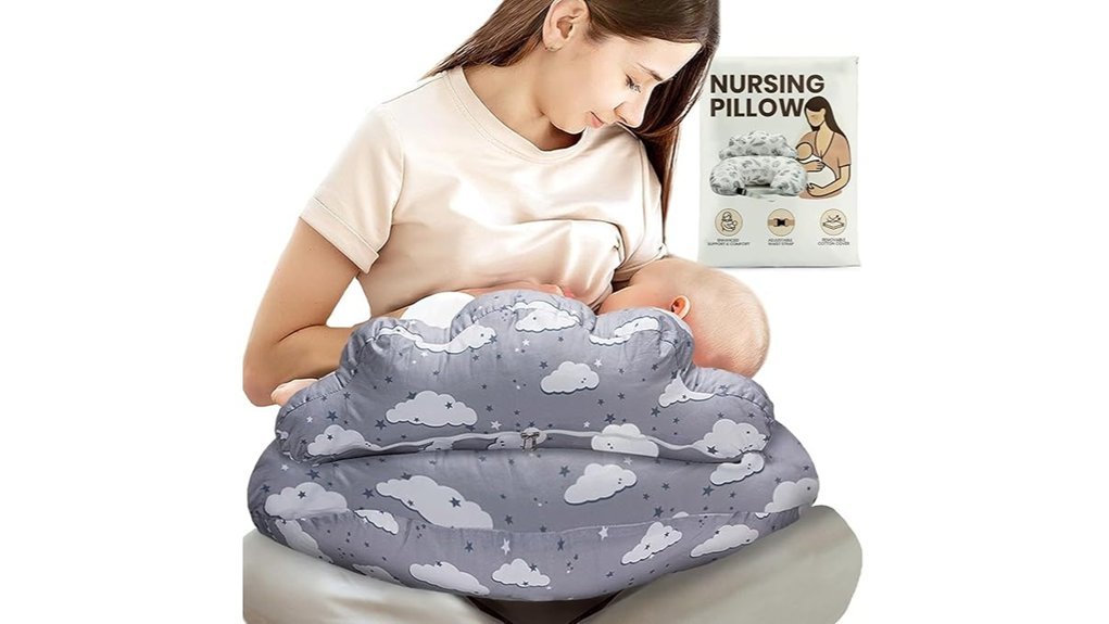 secure cotton nursing pillow