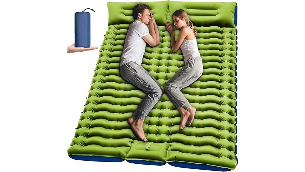 self inflating sleeping pad