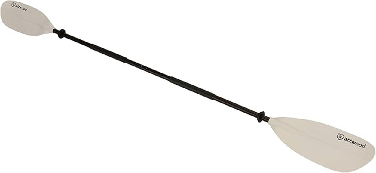 seven foot kayak paddle design