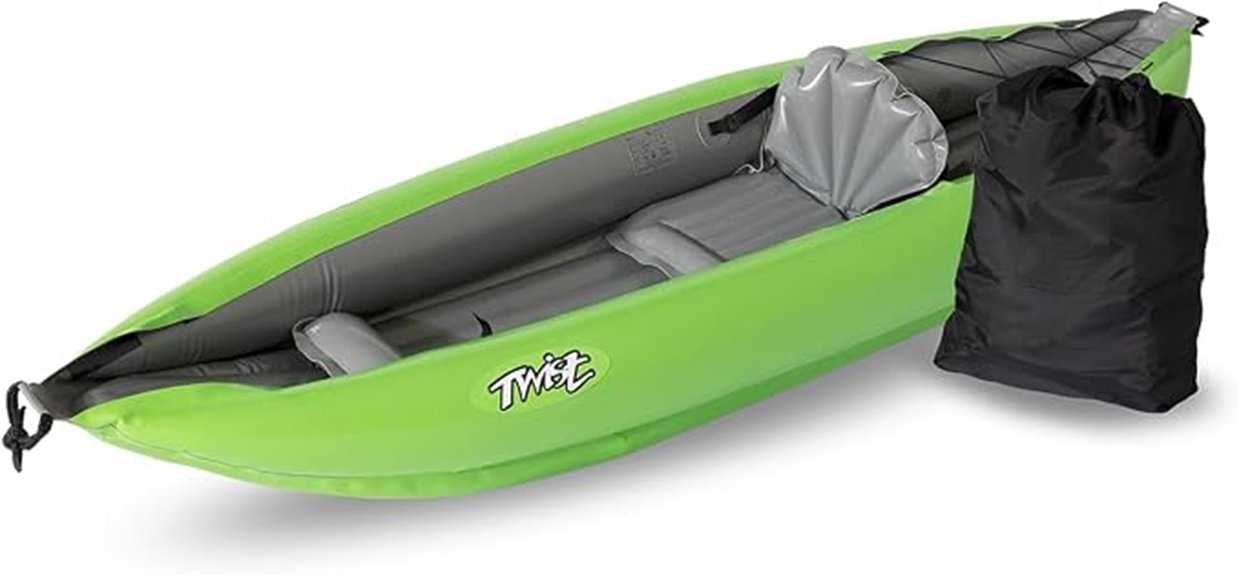 single seater inflatable kayak