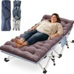 spacious and durable cot