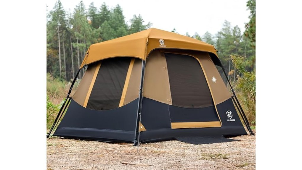 spacious blackout camping tent