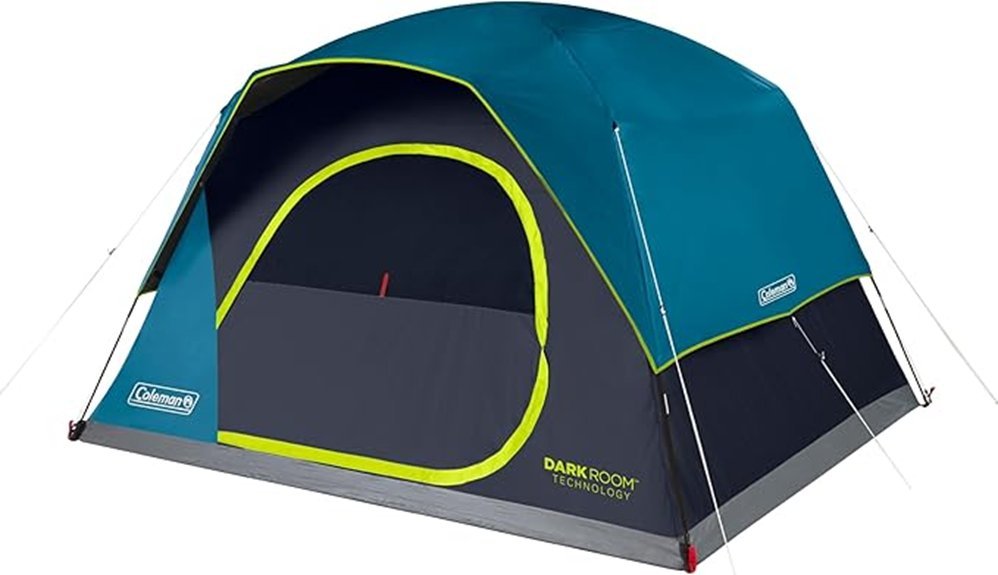 spacious dark room tent
