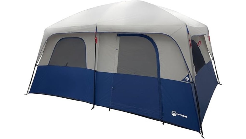 spacious family camping tent
