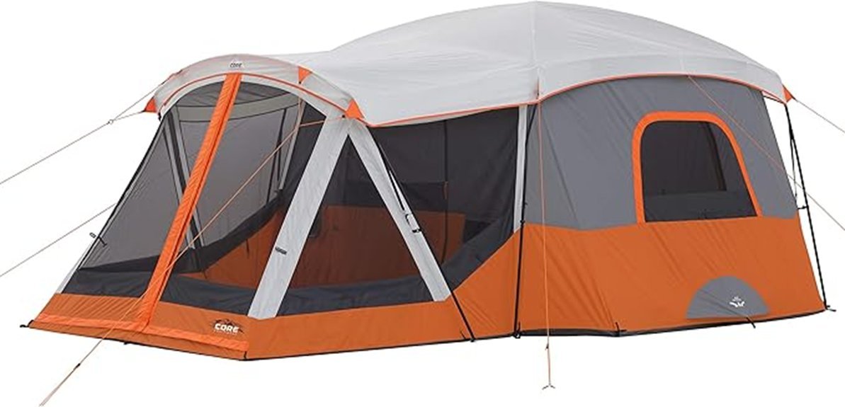 spacious tent for families