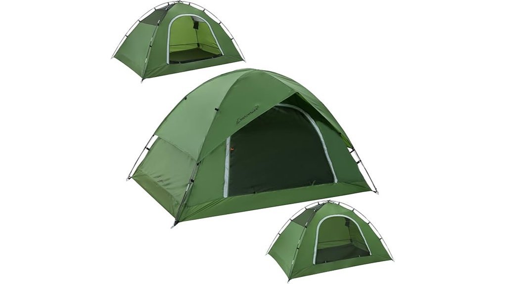 spacious waterproof camping tent