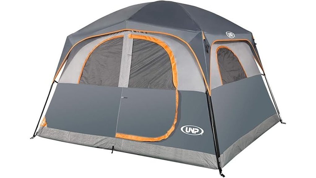 spacious waterproof family tent