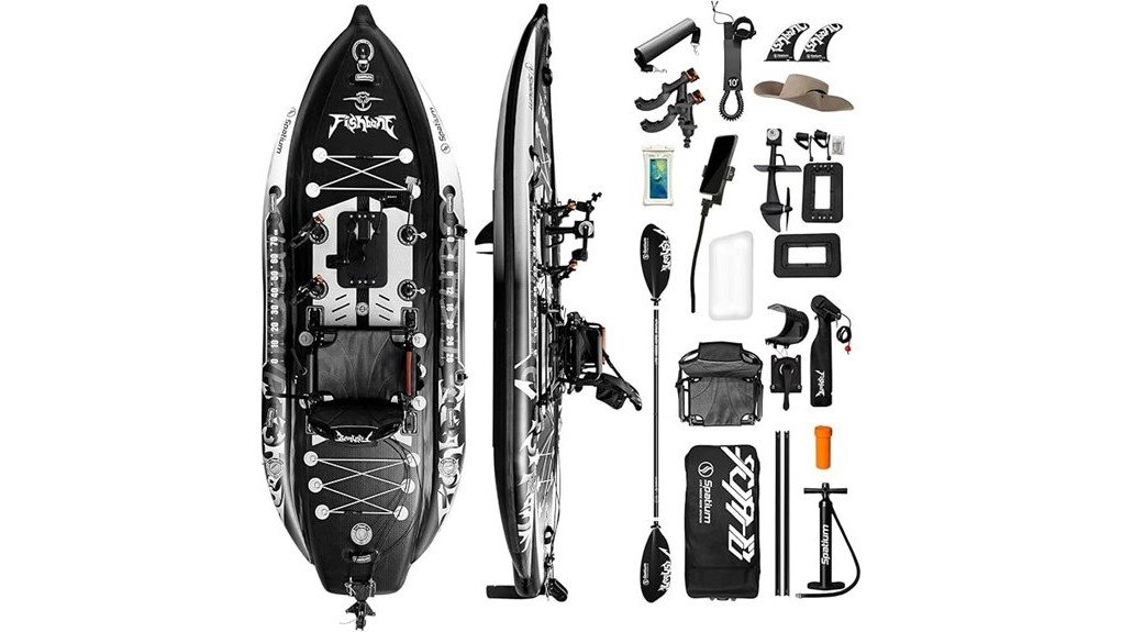 spatium pedal fishing kayak