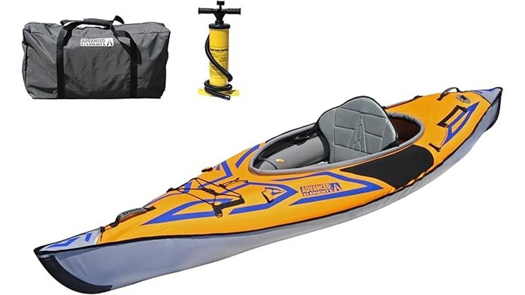 sporty inflatable kayak design